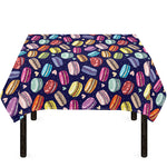 Cartoon Macaron Pattern Print Tablecloth