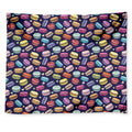 Cartoon Macaron Pattern Print Tapestry