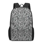 Cartoon Mechanic Pattern Print 17 Inch Backpack