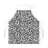 Cartoon Mechanic Pattern Print Adjustable Apron