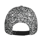 Cartoon Mechanic Pattern Print Baseball Cap