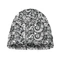Cartoon Mechanic Pattern Print Beanie
