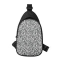 Cartoon Mechanic Pattern Print Sling Bag