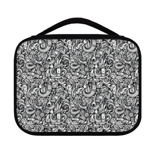 Cartoon Mechanic Pattern Print Classic Bible Case