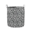 Cartoon Mechanic Pattern Print Collapsible Laundry Basket