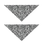 Cartoon Mechanic Pattern Print Dog Bandana