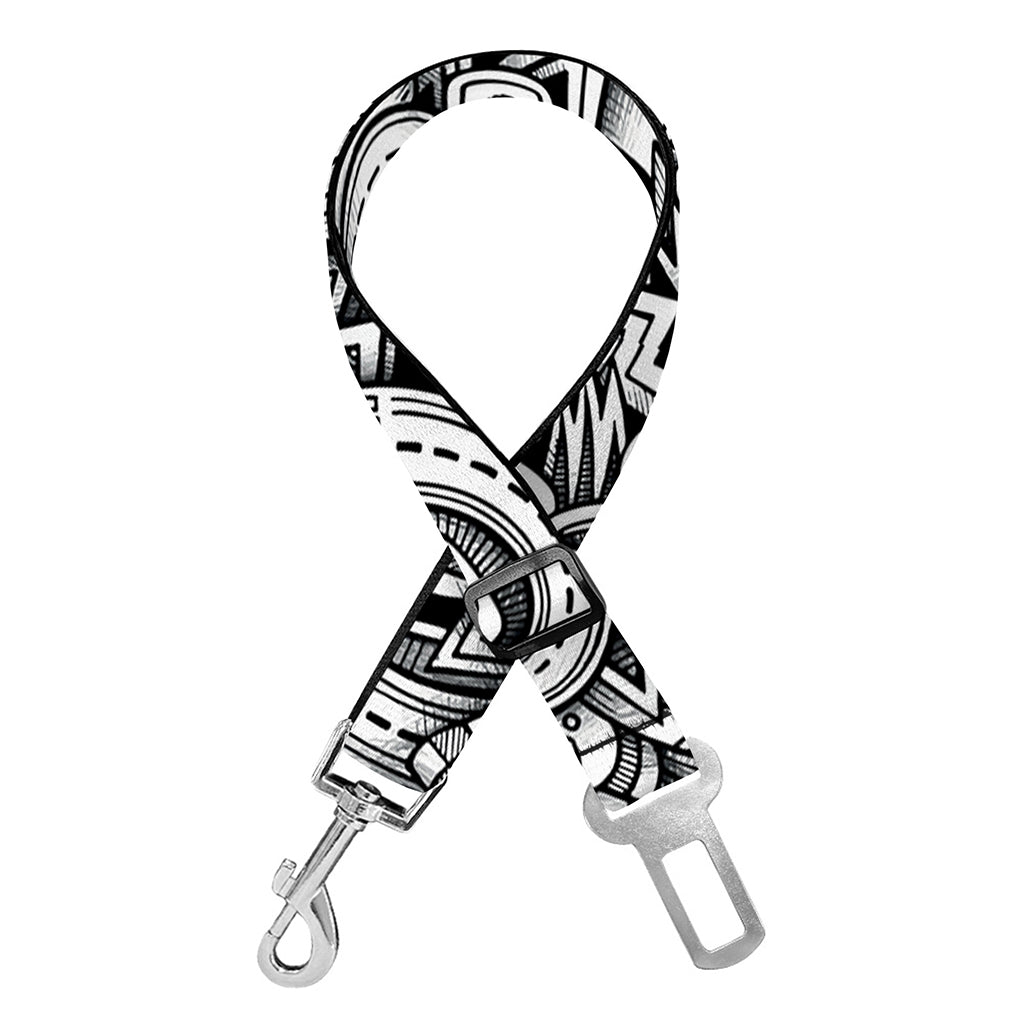 Cartoon Mechanic Pattern Print Dog Seat Belt