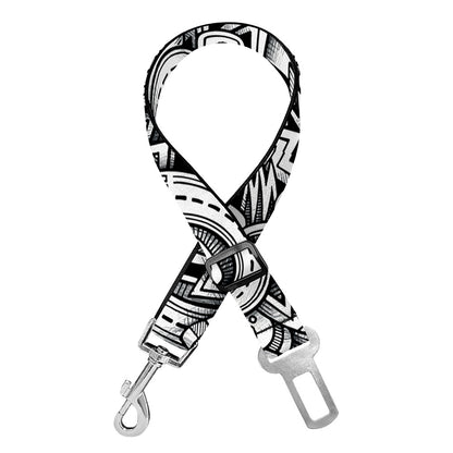 Cartoon Mechanic Pattern Print Dog Seat Belt