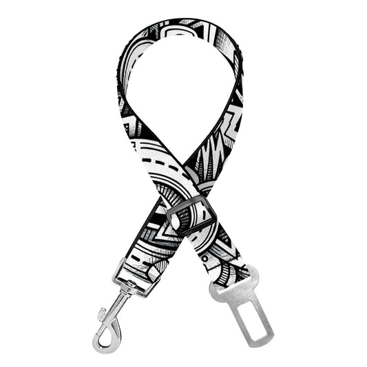 Cartoon Mechanic Pattern Print Dog Seat Belt