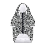 Cartoon Mechanic Pattern Print Dog Zip Up Hoodie