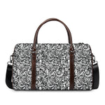 Cartoon Mechanic Pattern Print Duffle Bag