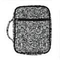 Cartoon Mechanic Pattern Print Front Pocket Bible Bag