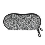 Cartoon Mechanic Pattern Print Glasses Case
