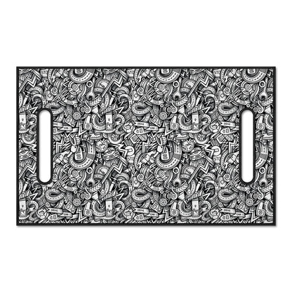 Cartoon Mechanic Pattern Print Golf Cart Seat Cover