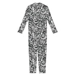 Cartoon Mechanic Pattern Print Jumpsuit