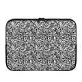 Cartoon Mechanic Pattern Print Laptop Sleeve