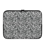 Cartoon Mechanic Pattern Print Laptop Sleeve