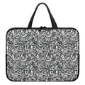 Cartoon Mechanic Pattern Print Laptop Sleeve With Handle