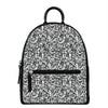 Cartoon Mechanic Pattern Print Leather Backpack