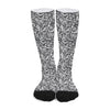 Cartoon Mechanic Pattern Print Long Socks