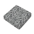 Cartoon Mechanic Pattern Print Outdoor Seat Cushion Cover
