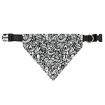 Cartoon Mechanic Pattern Print Over The Collar Dog Bandana