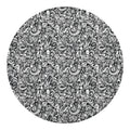 Cartoon Mechanic Pattern Print Round Blanket