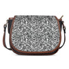 Cartoon Mechanic Pattern Print Saddle Bag