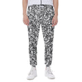 Cartoon Mechanic Pattern Print Joggers