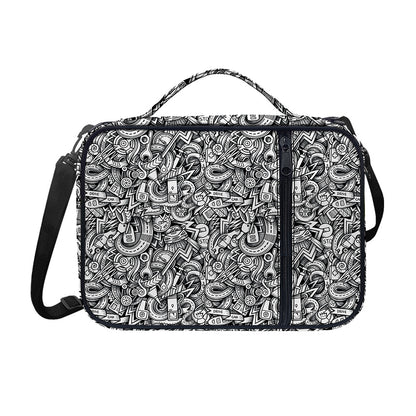 Cartoon Mechanic Pattern Print Shoulder Strap Bible Bag
