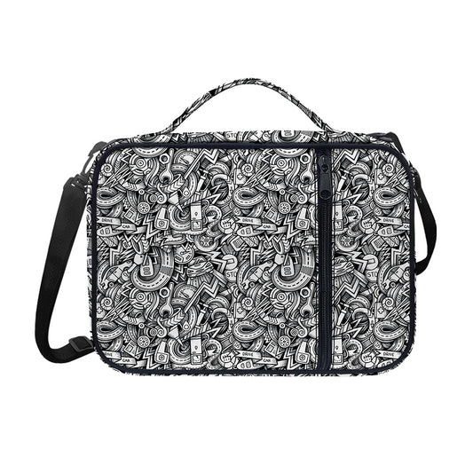 Cartoon Mechanic Pattern Print Shoulder Strap Bible Bag
