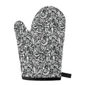 Cartoon Mechanic Pattern Print Single Oven Mitt