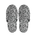 Cartoon Mechanic Pattern Print Slippers