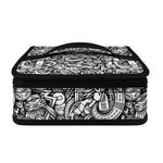 Cartoon Mechanic Pattern Print Small Lunch Bag