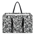 Cartoon Mechanic Pattern Print Utility Tote Bag