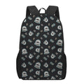 Cartoon Mummy Pattern Print 17 Inch Backpack