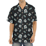 Cartoon Mummy Pattern Print Aloha Shirt