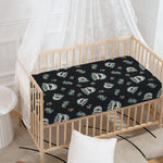Cartoon Mummy Pattern Print Baby Crib Sheet