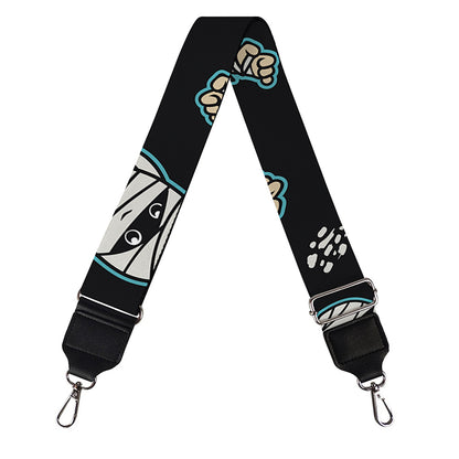 Cartoon Mummy Pattern Print Bag Strap