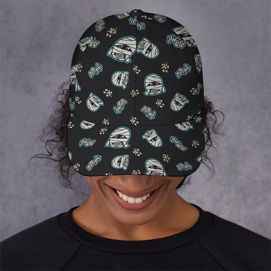 Cartoon Mummy Pattern Print Baseball Cap
