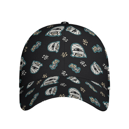 Cartoon Mummy Pattern Print Baseball Cap