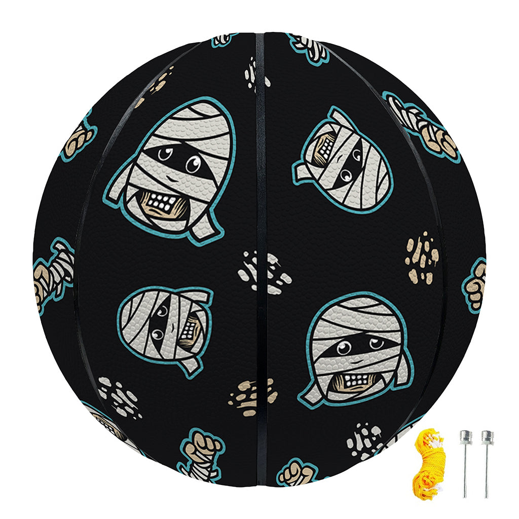 Cartoon Mummy Pattern Print Basketball