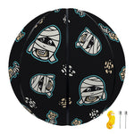 Cartoon Mummy Pattern Print Basketball