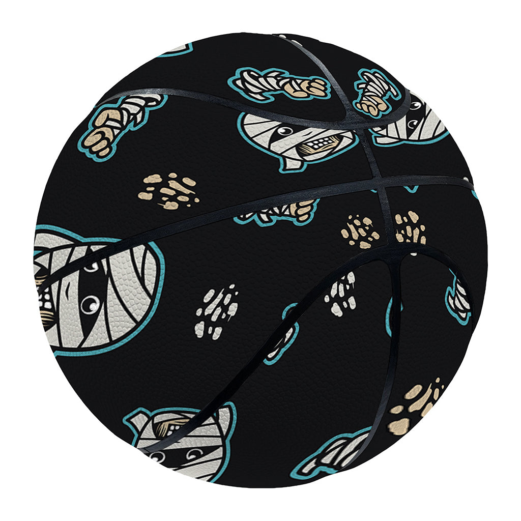 Cartoon Mummy Pattern Print Basketball