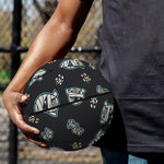 Cartoon Mummy Pattern Print Basketball