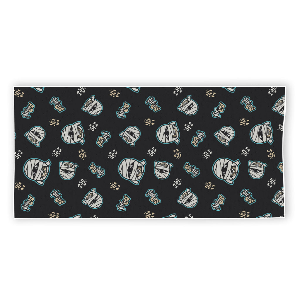 Cartoon Mummy Pattern Print Beach Towel