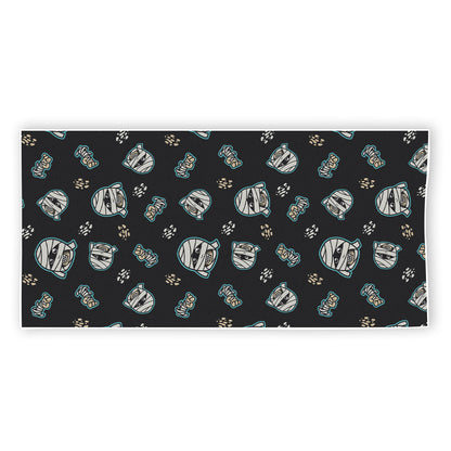 Cartoon Mummy Pattern Print Beach Towel