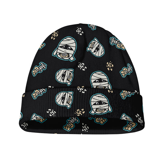 Cartoon Mummy Pattern Print Beanie