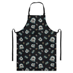 Cartoon Mummy Pattern Print Bib Apron With Pocket