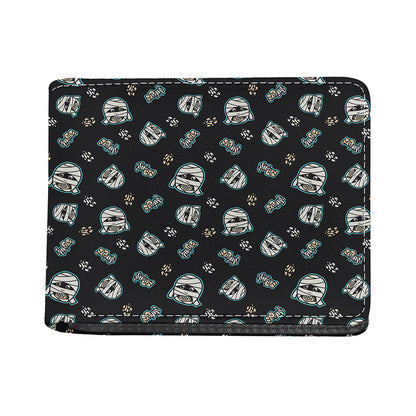 Cartoon Mummy Pattern Print Bifold Wallet